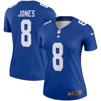 womens nike daniel jones royal new york giants legend jerse